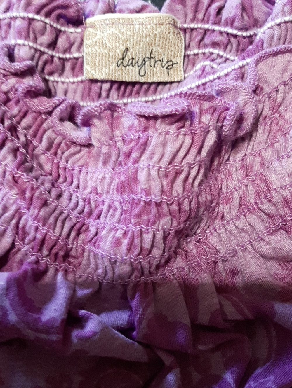 Daytrip Purple Floral-Print Top - Picture 3 of 5
